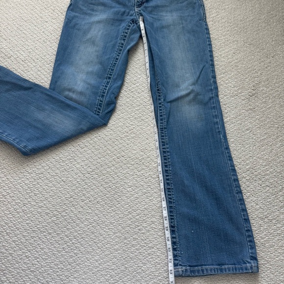 Rock 47 by Wrangler womens Denim Bootcut Jeans - Blue - Picture 11 of 11